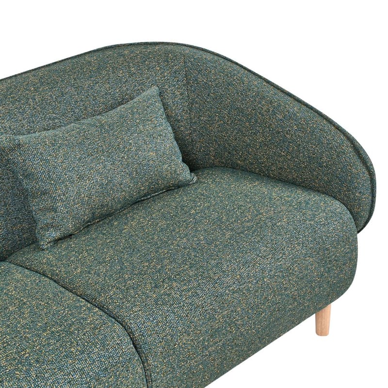 Sohva Umea - Vihreä, vaalea puu - Huonekalut - Sohva - 3:n istuttava sohva