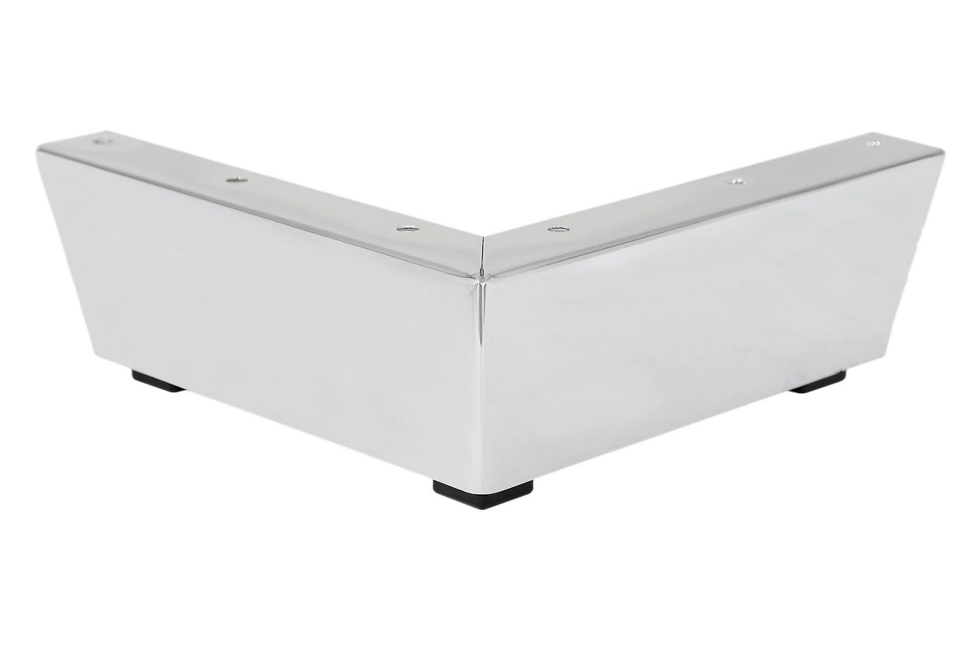 Jalka Malli F 6,6 cm Kromi - 4-pak - Huonekalut - Sohva - Sohvan lisäosat