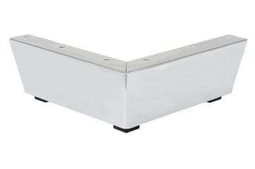 Jalka Malli F 6,6 cm Kromi - 4-pak - Huonekalut - Sohva - Sohvan lisäosat