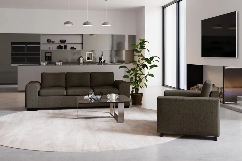 Niskatuki Alter Ruskea - Pyöreä - Huonekalut - Sohva - Sohvan lisäosat