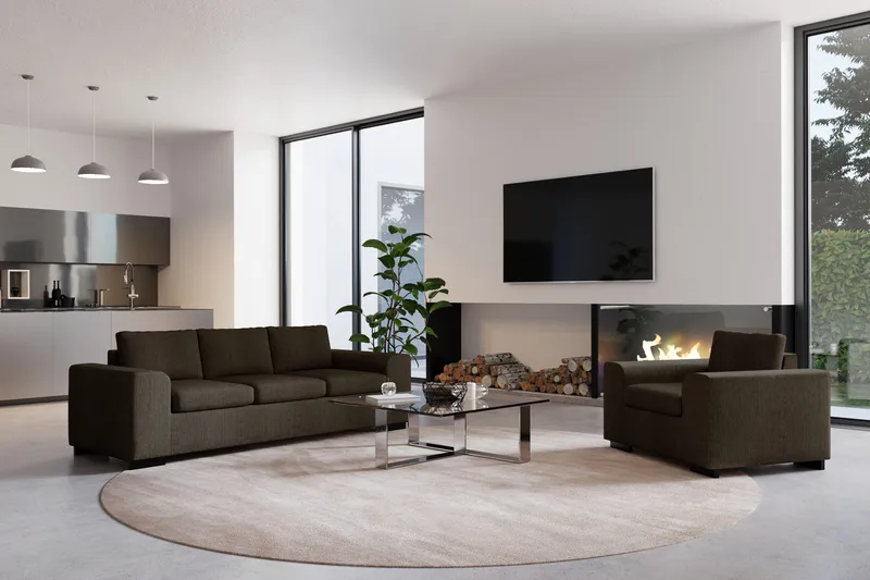 Niskatuki Alter Ruskea - Pyöreä - Huonekalut - Sohva - Sohvan lisäosat