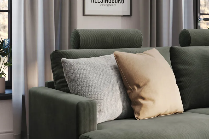 Niskatyyny Menard  Compact 51 cm - Tummanvihreä - Huonekalut - Sohva - Sohvan lisäosat