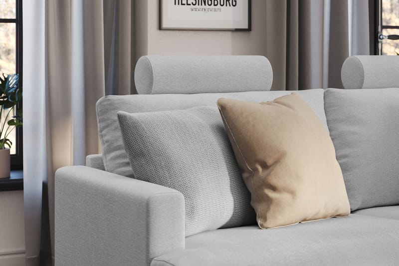 Niskatyyny Menard  Compact 51 cm - Vaaleanharmaa - Huonekalut - Sohva - Sohvan lisäosat