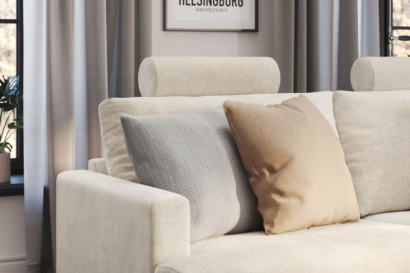 Niskatyyny Menard  Compact 51 cm - Valkoinen - Huonekalut - Sohva - Sohvan lisäosat