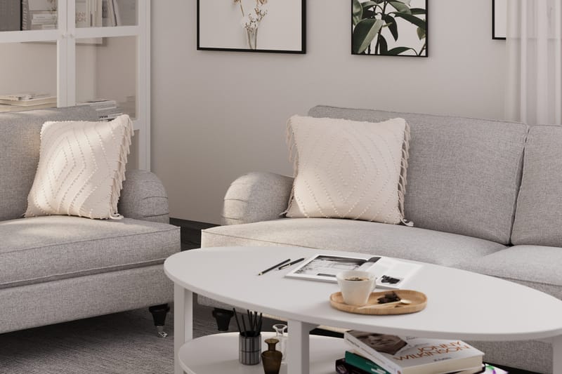 Käsinojasuoja Oxford Classic 2-pak - Harmaa - Huonekalut - Sohva - Sohvan lisäosat - Sohvan käisnoja