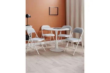 Konferensstol Beliani Sparks set om 4 Light grey - Huonekalut - Tuoli & nojatuoli - Taittotuolit & Pinottavat tuolit