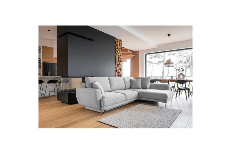 Sohvaosa Eltap Larde 286x191x90 cm - Roko 4, Harmaa, Oikea - Huonekalut - Sohva - Vuodesohva