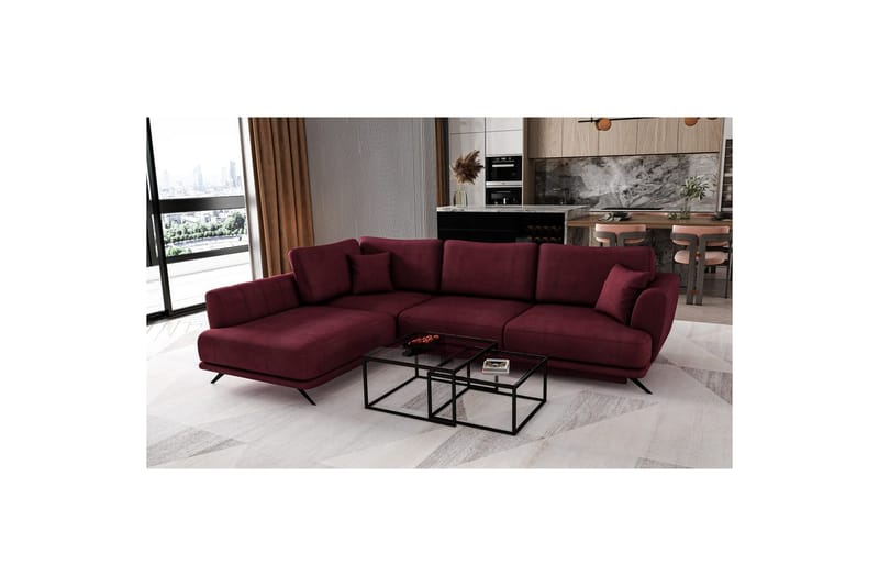 Sohvaosa Eltap Larde 286x191x90 cm - Velvetmat 25, Vasen - Huonekalut - Sohva - Vuodesohva
