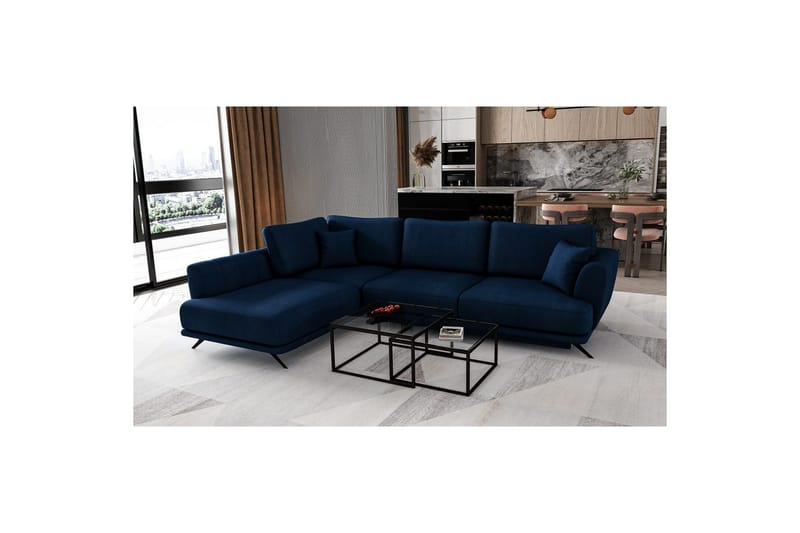 Sohvaosa Eltap Larde 286x191x90 cm - Velvetmat 40, Vasen - Huonekalut - Sohva - Vuodesohva
