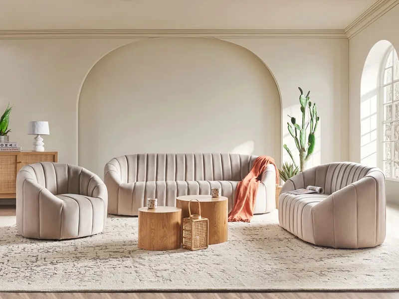 Sohvaryhmä Malung - Beige - Huonekalut - Sohva - Sohvaryhmä