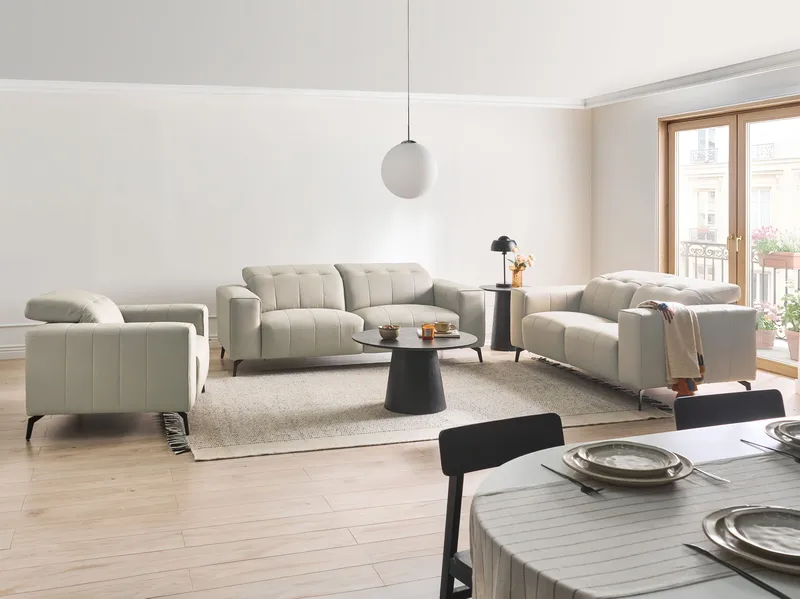 Sohvaryhmä Ommel - Vaalea beige - Huonekalut - Sohva - Sohvaryhmä