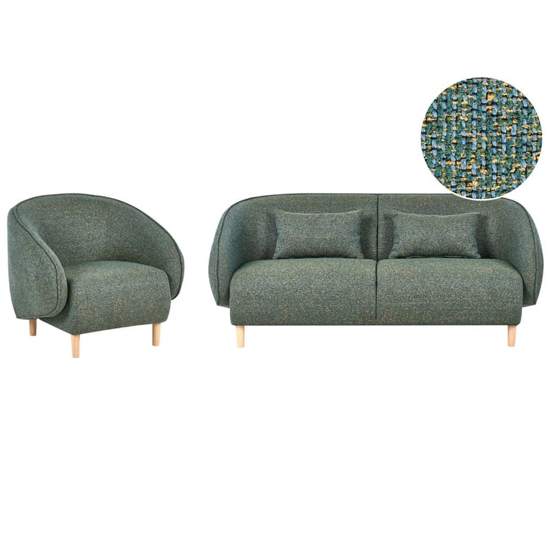 Sohvaryhmä Umea, Vihreä, vaalea puu