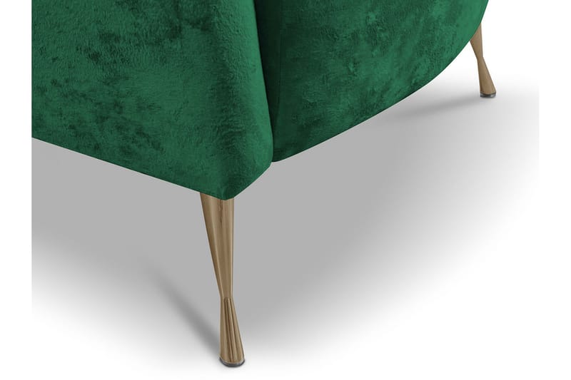 3:n ist Sohvaryhmä Naspur - Sametti/Vihreä - Huonekalut - Sohva - Sohvaryhmä