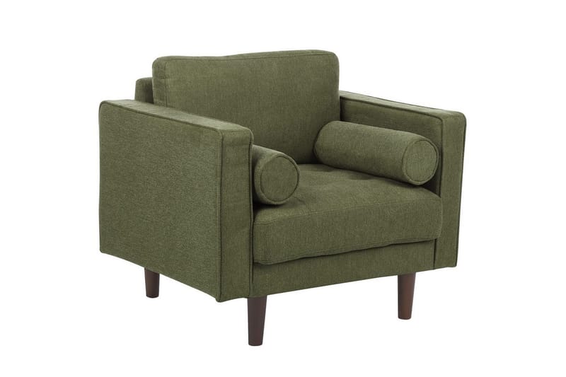 6-sits Soffgrupp Beliani Nurmo Beige/mörkt trä Green||Dark colored wood - Huonekalut - Sohva - Sohvaryhmä