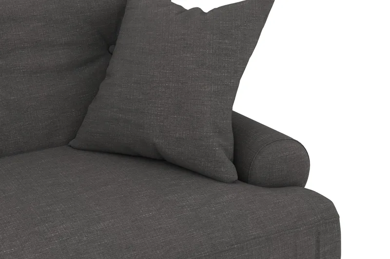 Andrew 3-istuttava Kangassohva - Tummanharmaa - Huonekalut - Sohva - Sohvaryhmä - Howard-sohvaryhmä