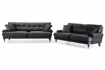 Andrew 3-istuttava Samettisohva