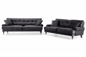 Andrew 3-istuttava Samettisohva