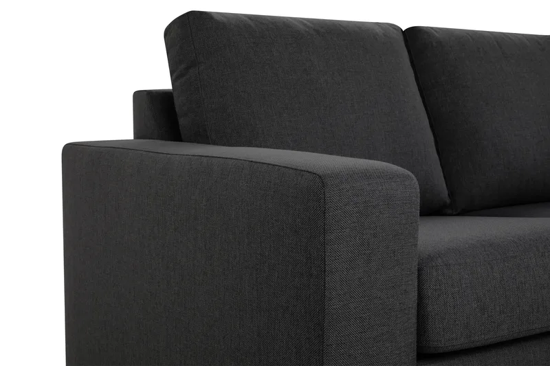 Crazy Sohvaryhmä 2-istuttava Sohva + Nojatuoli Kankaalla - Tummanharmaa - Huonekalut - Sohva - Sohvaryhmä