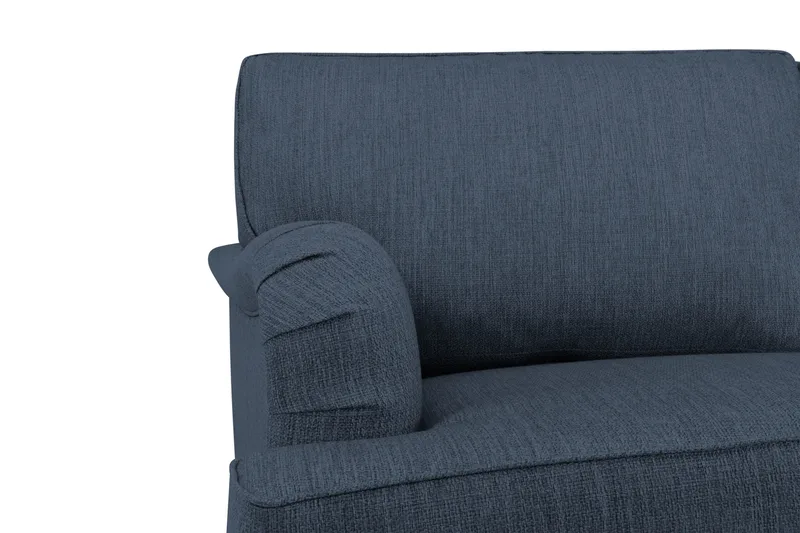 Howard Classic Sohvaryhmä 2-istuttava Sohva + Nojatuoli + Rahi Kankaalla - Sininen - Huonekalut - Sohva - Sohvaryhmä - Chesterfield sohvaryhmä