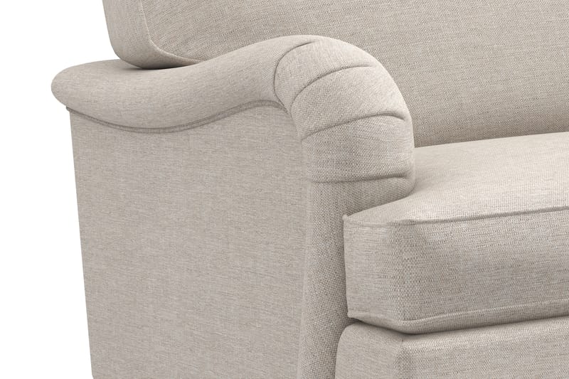 Howard Classic Sohvaryhmä 3-istuttava + 2-istuttava Sohva + Nojatuoli Kankaalla - Beige - Huonekalut - Sohva - Sohvaryhmä
