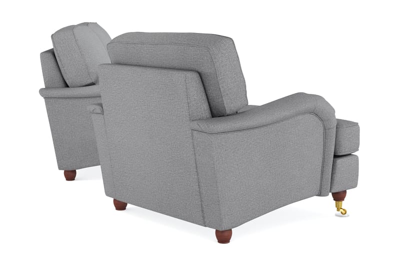 Howard Lyx Sohvaryhmä 3-istuttava Sohva + Nojatuoli Kankaalla - Vaaleanharmaa - Huonekalut - Sohva - Sohvaryhmä - Howard-sohvaryhmä