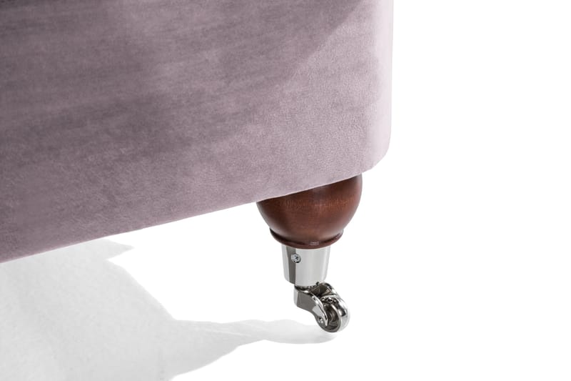 Howard Riviera Sohvaryhmä 3-istuttava + 2-istuttava Sohva + Nojatuoli + Rahi Sametilla - Violetti - Huonekalut - Sohva - Sohvaryhmä - Howard-sohvaryhmä