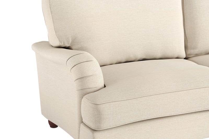 Howard Lyx Sohvaryhmä Kaareva 4-istuttava + 3-istuttava Kangassohva - Beige - Huonekalut - Sohva - Sohvaryhmä