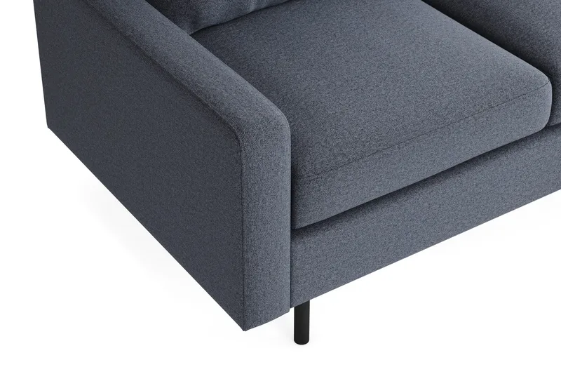 Peppe Sohvaryhmä 3-istuttava Sohva + Nojatuoli + Rahi Kankaalla - Tummanharmaa - Huonekalut - Sohva - Sohvaryhmä
