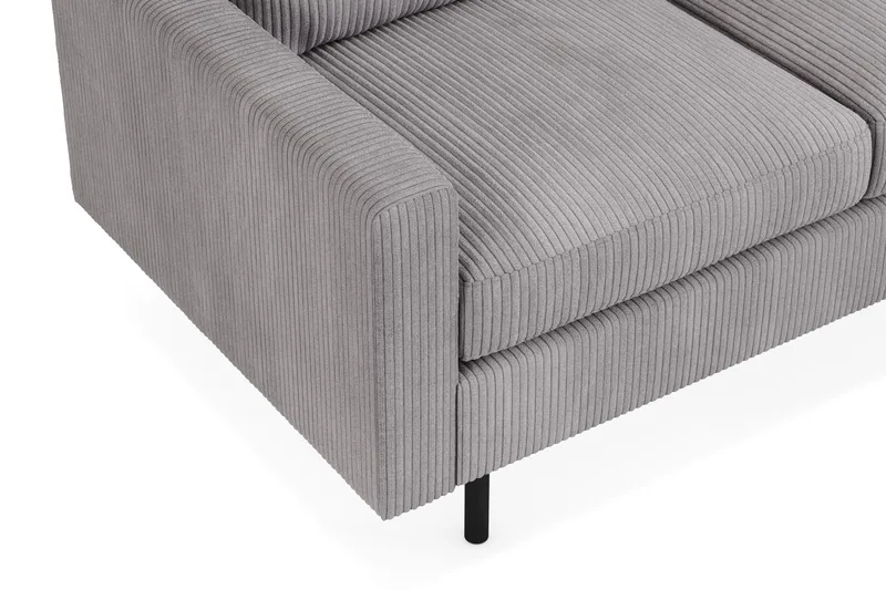 Peppe Sohvaryhmä 3-istuttava Sohva + Nojatuoli + Rahi Manchester-kankaalla - Harmaa - Huonekalut - Sohva - Sohvaryhmä