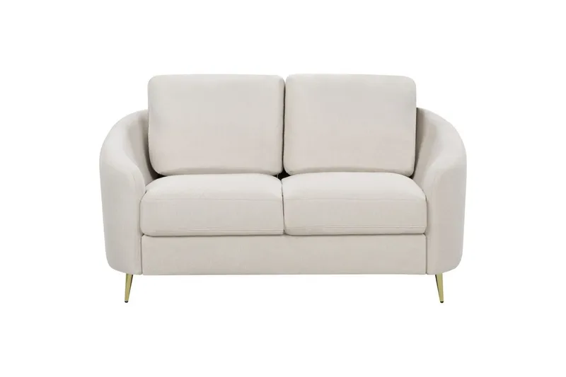 Soffgrupp Beliani Trosa Beige/guld Beige||GOLD - Huonekalut - Sohva - Sohvaryhmä