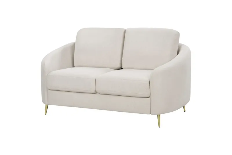 Soffgrupp Beliani Trosa Beige/guld Beige||GOLD - Huonekalut - Sohva - Sohvaryhmä