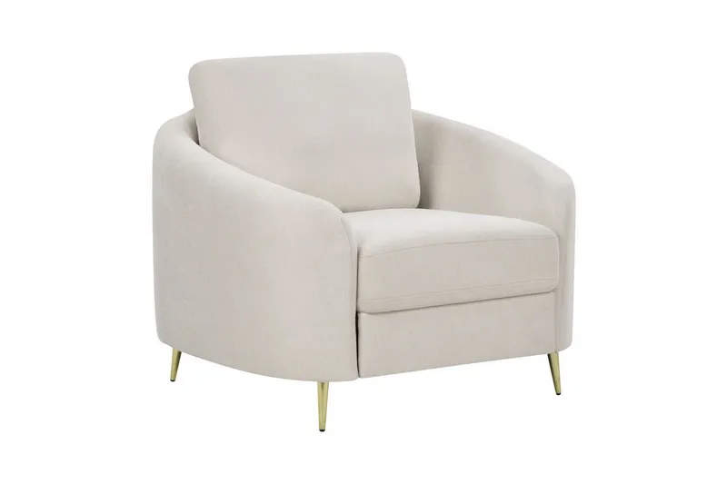 Soffgrupp Beliani Trosa Beige/guld Beige||GOLD - Huonekalut - Sohva - Sohvaryhmä