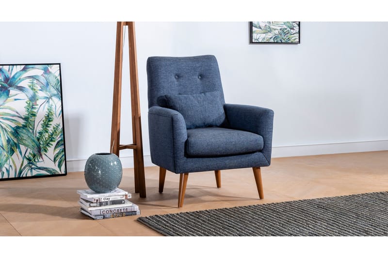 Sohvaryhmä Apslawn - Tummansininen - Huonekalut - Sohva - Sohvaryhmä