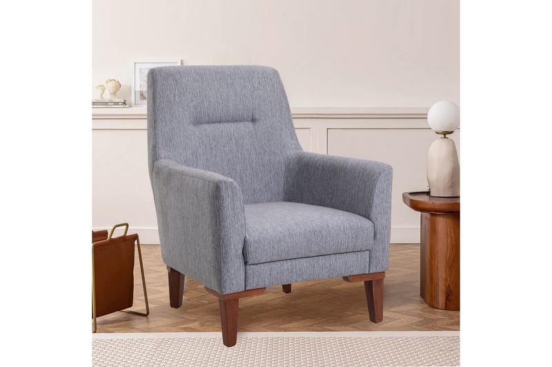 Sohvaryhmä Charlesbourg 3:n ist Sohva + Nojatuoli - Harmaa - Huonekalut - Sohva - Sohvaryhmä