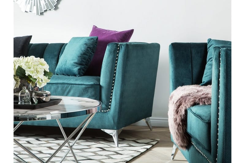 Sohvaryhmä Gaula 2 ja 3: n ist - Sininen - Huonekalut - Sohva - Sohvaryhmä