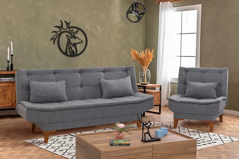 Sohvaryhmä Longburn, Tummanharmaa