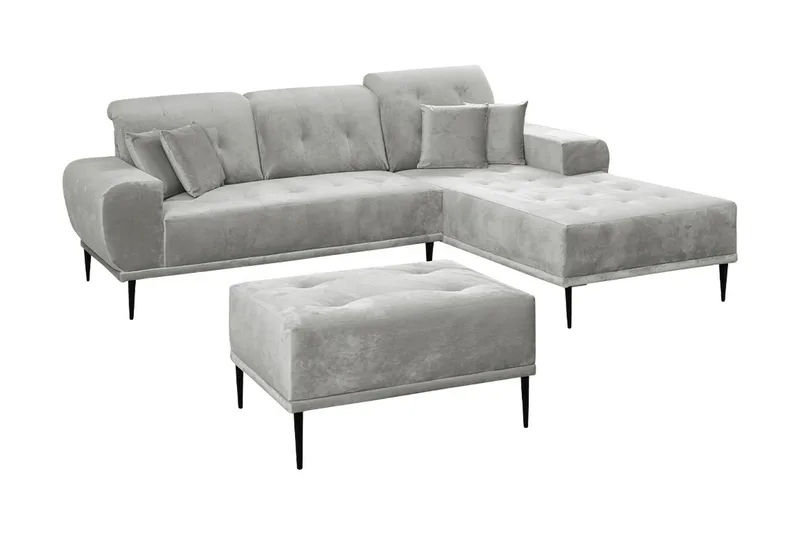 Sohvaryhmä Rapana Oikea Rahilla, Sametti/Silver