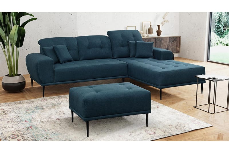Sohvaryhmä Rapana Oikea Rahilla - Sininen - Huonekalut - Sohva - Sohvaryhmä