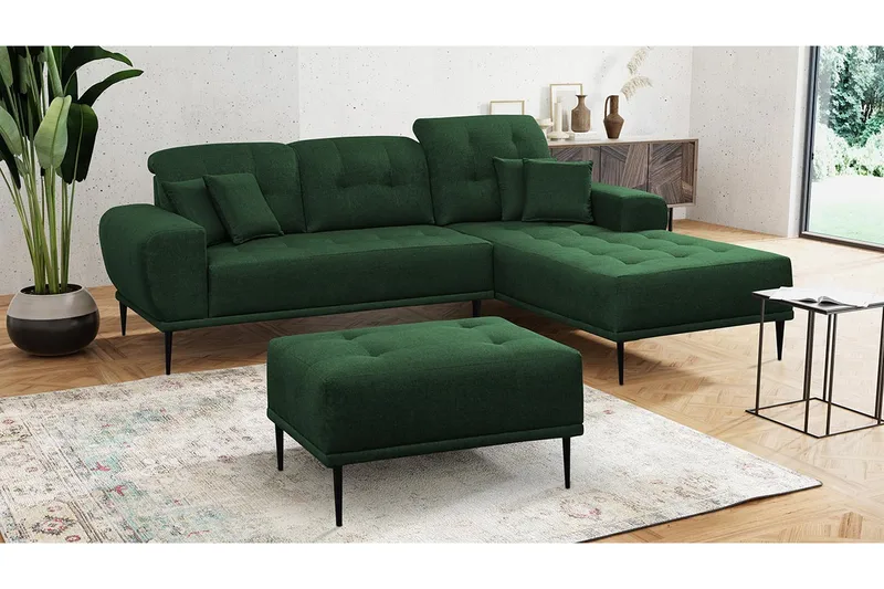 Sohvaryhmä Rapana Oikea Rahilla - Vihreä - Huonekalut - Sohva - Sohvaryhmä