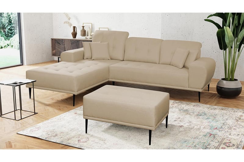 Sohvaryhmä Rapana Vasen Rahilla - Beige - Huonekalut - Sohva - Sohvaryhmä