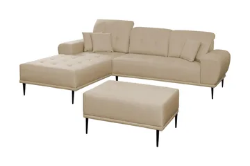 Sohvaryhmä Rapana Vasen Rahilla - Beige - Huonekalut - Sohva - Divaanisohva
