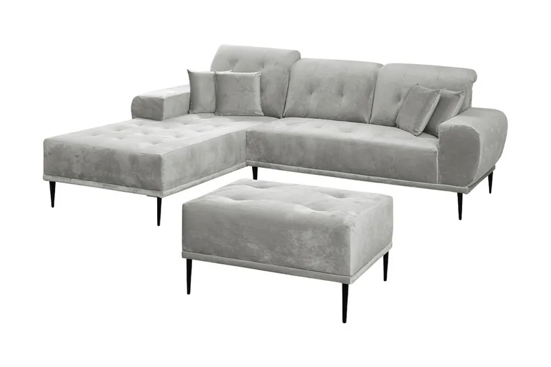 Sohvaryhmä Rapana Vasen Rahilla, Sametti/Silver