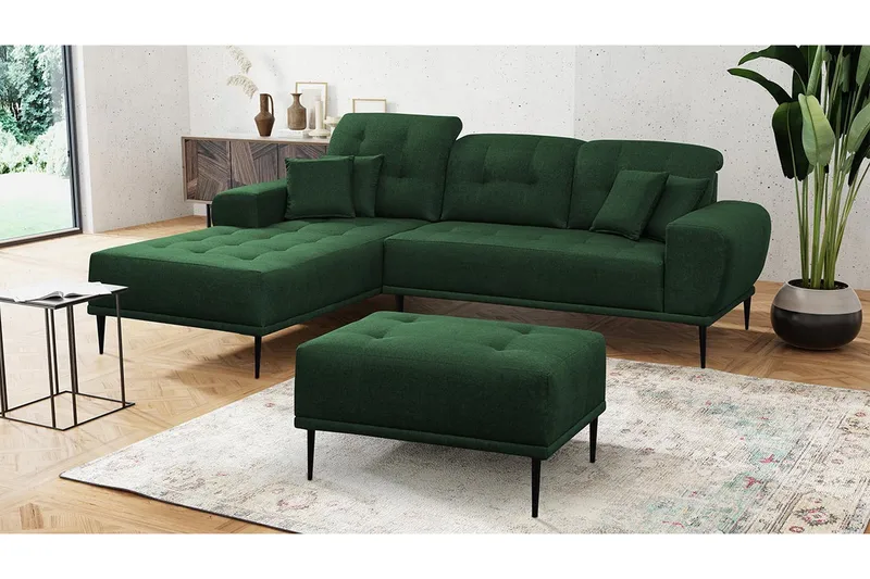 Sohvaryhmä Rapana Vasen Rahilla - Vihreä - Huonekalut - Sohva - Sohvaryhmä