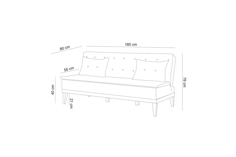 Sohvaryhmä Regezo - Harmaa - Huonekalut - Sohva - Sohvaryhmä
