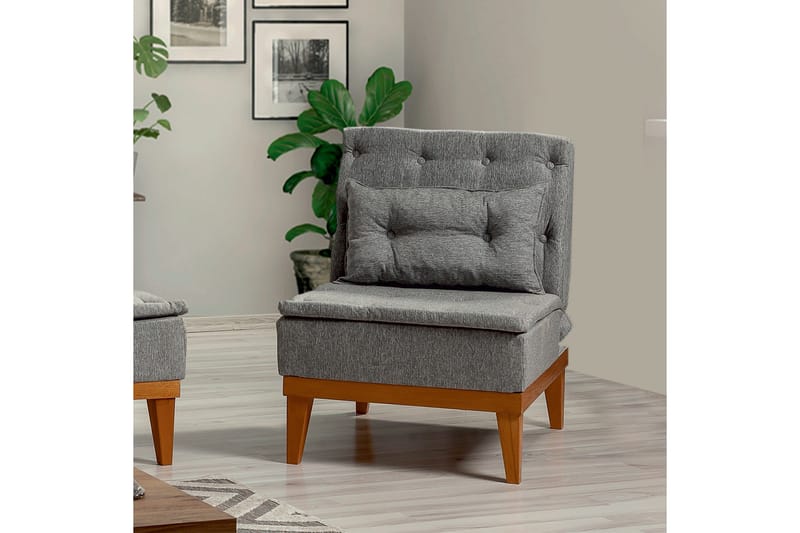 Sohvaryhmä Regezo - Tummanharmaa - Huonekalut - Sohva - Sohvaryhmä