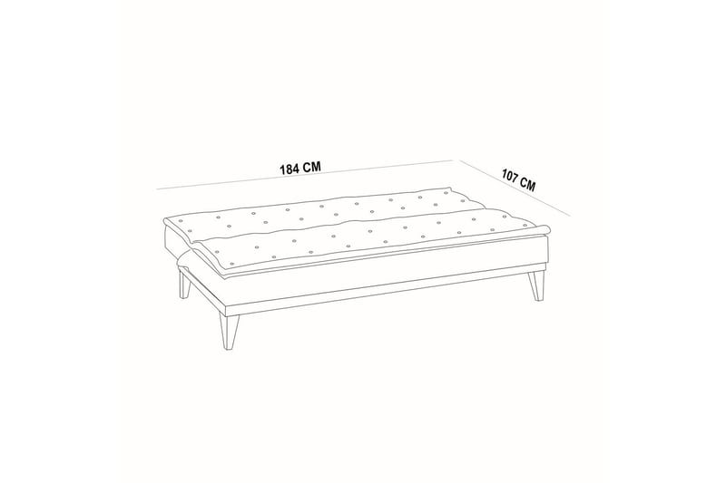 Sohvaryhmä Regezo - Vihreä - Huonekalut - Sohva - Sohvaryhmä