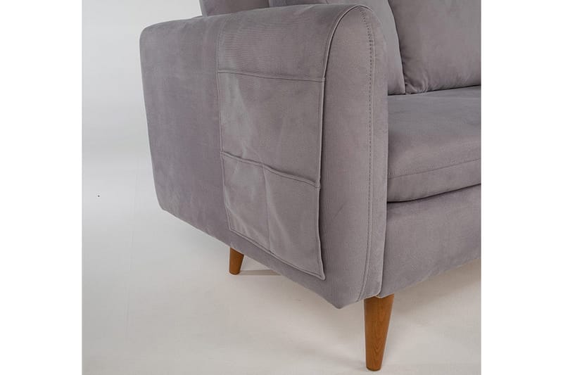 Sohvaryhmä Sagkas - Harmaa - Huonekalut - Sohva - Sohvaryhmä