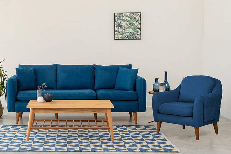 Sohvaryhmä Sagkas, Tummansininen