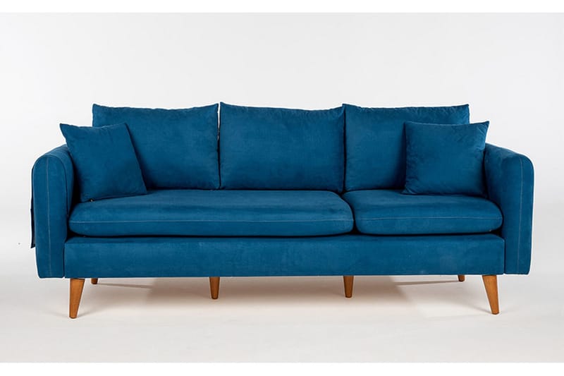 Sohvaryhmä Sagkas - Tummansininen - Huonekalut - Sohva - Sohvaryhmä