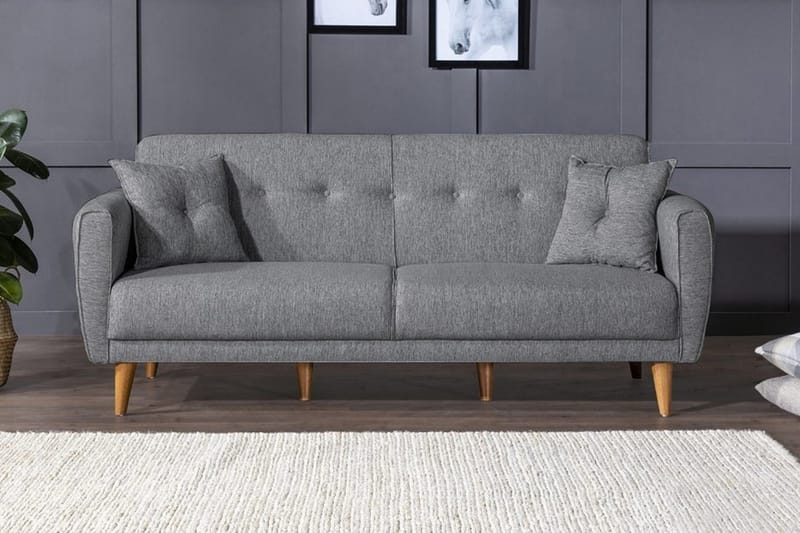 Sohvaryhmä Sanhaja - Tummanharmaa - Huonekalut - Sohva - Sohvaryhmä